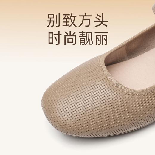 信诺新款真皮舒适女鞋轻便洋气玛丽珍鞋休闲百搭妈妈皮鞋超软单鞋5C1607-6 商品图2