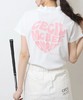 CECIL McBEE green 高尔夫女士 爱心字母印花半高领短袖 宽松百搭T恤 商品缩略图3