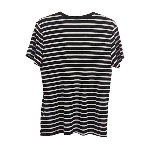 VIVIAN LIU薇薇安刘C2537302夏女装新款大U领针织条纹半袖 商品图1