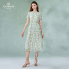 乔万尼100%桑蚕丝连衣裙夏新品法式设计EM2E836 商品缩略图3