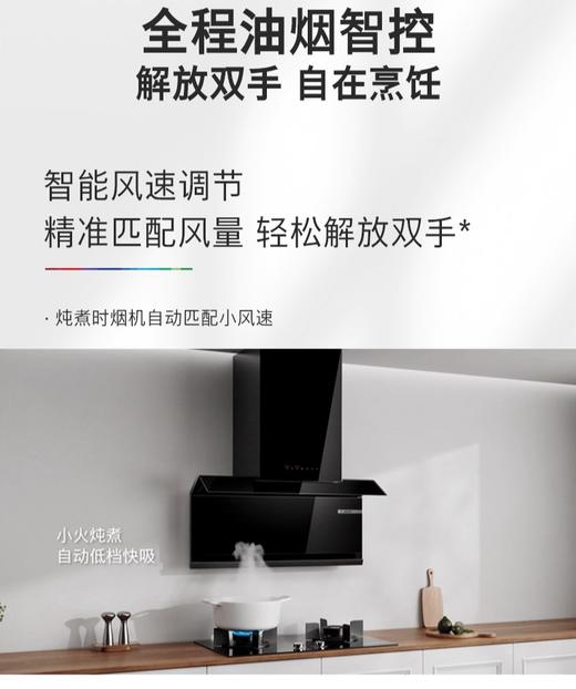 博世（BOSCH）厨房家用抽油烟机 净吸28立方大吸力 上下双吸 热风自清洁 纤薄设计 一级能效 DXB22E941W 商品图4
