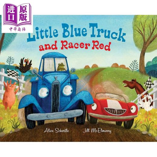 预售 【中商原版】蓝色小卡车与红色小跑车 Little Blue Truck and Racer Red 英文原版 儿童绘本 图画故事书 亲子读物 进口童书 商品图0