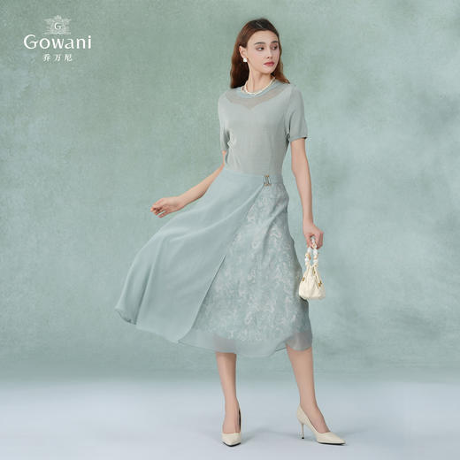 乔万尼假两件连衣裙新款简约气质高级感EM2E825 商品图3