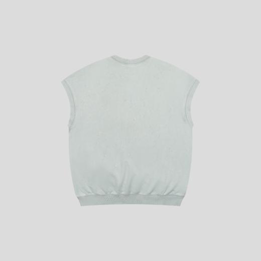 GOODBAI 916 logo印花收腰泼墨圆领宽松背心 商品图2