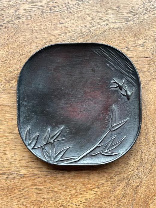 酸枝木雕竹燕图方盘，顺丰包邮 商品图1