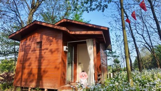 【都江堰-553号院】单房预定，8房湖畔森林独栋花园木屋，带庭院，可垂钓，机麻k歌！xh 商品图1