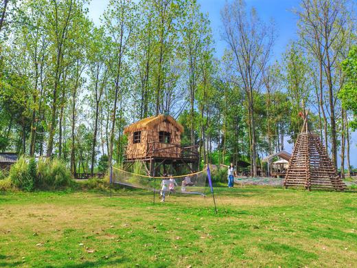 【都江堰-553号院】单房预定，8房湖畔森林独栋花园木屋，带庭院，可垂钓，机麻k歌！xh 商品图2