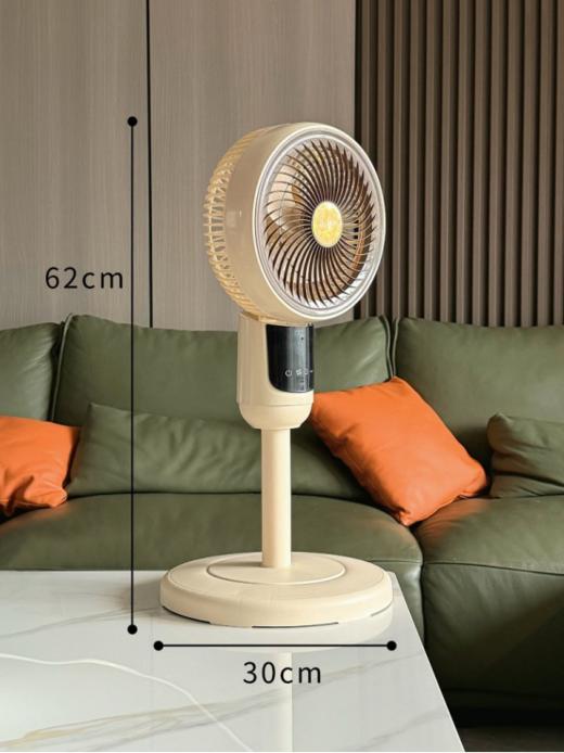 【🔥AI黑科技】智能语音空气循环扇FS-X6🌟实测3天仅需1度电⚡️限时活动秒杀！某东¥499，本团价💰仅¥99.9‼️🙀 懒人语音控制➕直流无刷电机➕数显触屏王炸组合台立两用智能循环扇‼️ 商品图4