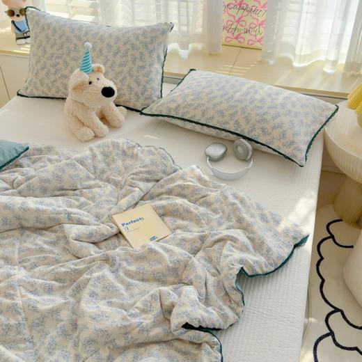 ✨超颜值舒适夏被【A类提花云感裸睡双层纱花边夏被】享受视觉的美感，A类母婴级，真的巨巨巨软糯🥰沉浸式入睡 商品图13