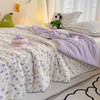 ✨超颜值舒适夏被【A类提花云感裸睡双层纱花边夏被】享受视觉的美感，A类母婴级，真的巨巨巨软糯🥰沉浸式入睡 商品缩略图8