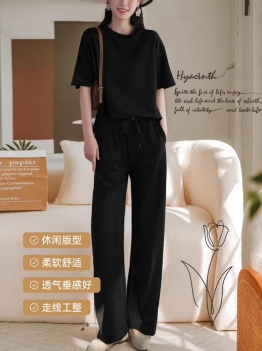 🌿【时尚潮流百搭空气层果冻套装】🍅让人眼前一亮的套装，本期Bl入的一款 ✅优质面料柔软舒适，🔻透气性好，同时不失挺阔感 ✅休闲宽松版型，显高显瘦，穿出大长腿 商品图3