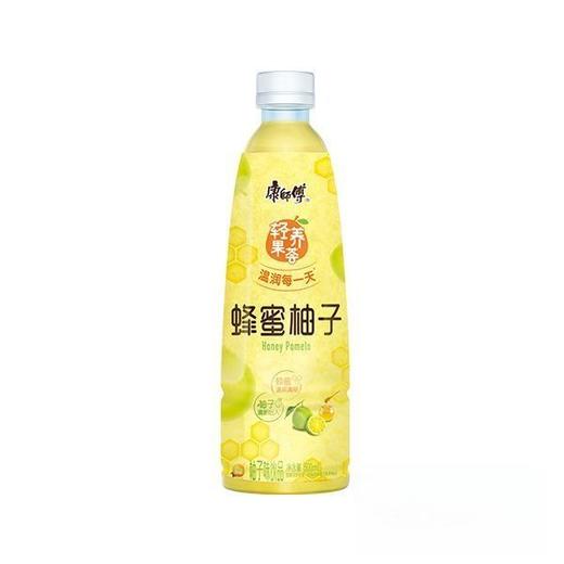 康师傅 轻养果荟蜂蜜柚子柚子味饮品 500ml/瓶 商品图0