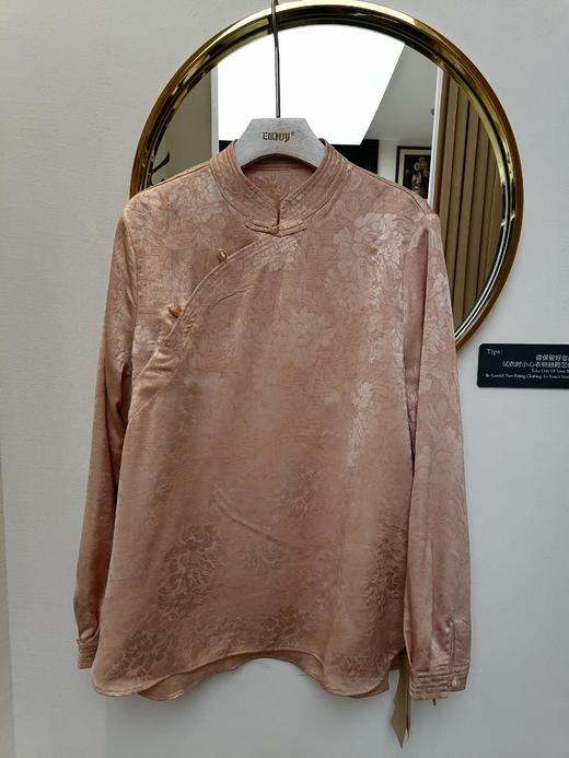 【门店同款】ENJOY春季云敛-春光推盏晚香玉中式上衣 161094167 商品图1