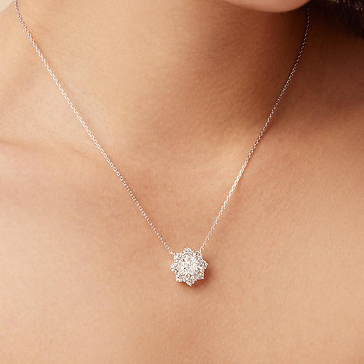 【下单送同款耳夹】Manreya玛芮雅“光绽”银镀金项链母亲节礼物新款送礼 商品图3