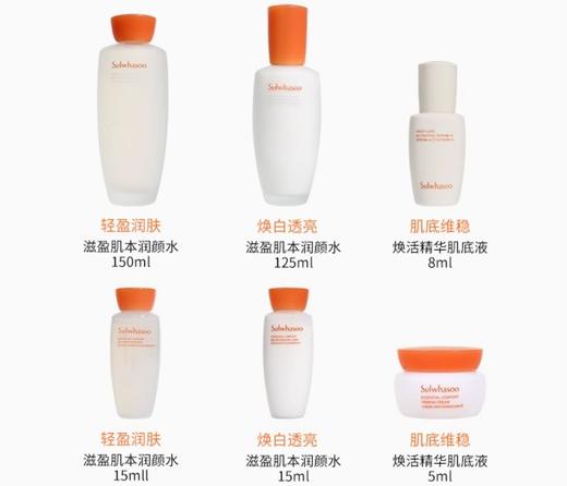 【保税仓】雪花秀 新版两件套 滋盈肌本润颜水乳套装（水150ml+乳125ml+精华8ml+水15ml+面霜5ml+乳15ml） 商品图1
