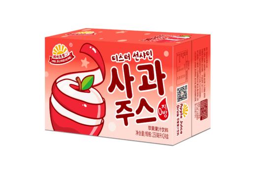 阳光先生果汁饮料250ml*24盒（提子/桃汁/苹果/桔汁） 商品图5