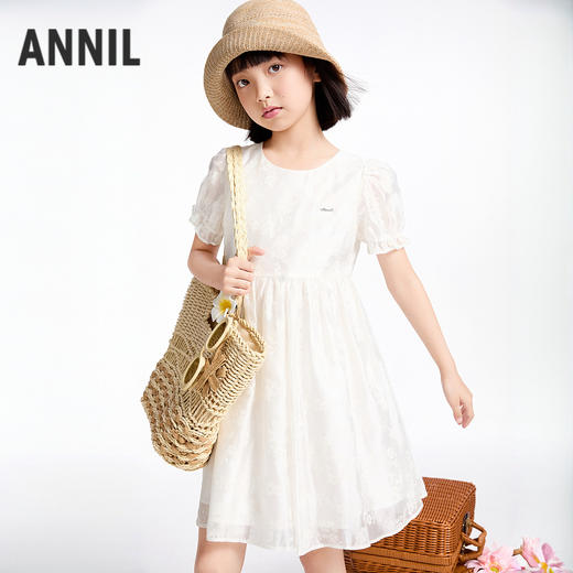 【实体店同款】女童短袖连衣裙夏季新款安奈儿童装AG523638 商品图2