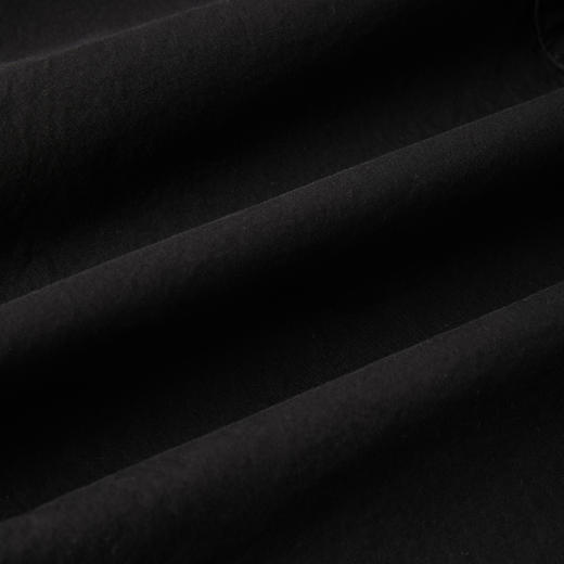 ROMI STUDIO原生肌理感极简黑翻领衬衣RWCSSJ2153 商品图3