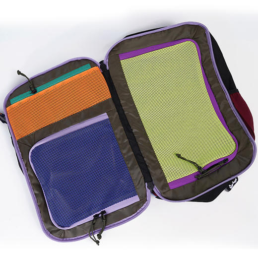 趁早即刻出发大容量双肩背包耐磨可平摊行李包可放电脑可套拉杆箱 商品图4