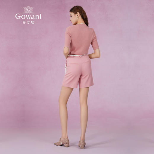 乔万尼夏新品短袖针织衫气质感EM2M867 商品图4