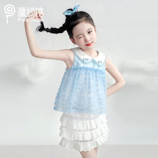 pureshare蓬纱馆 海盐千层礼服裙 海盐千层上衣 商品图2