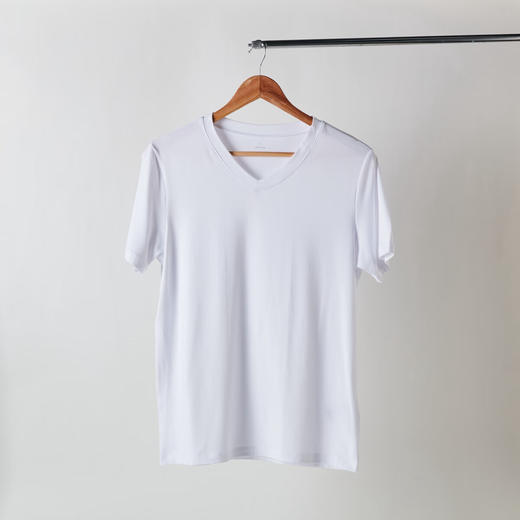 速干T恤 V领圆领无痕款 速干T恤 V领白色 L 商品图0