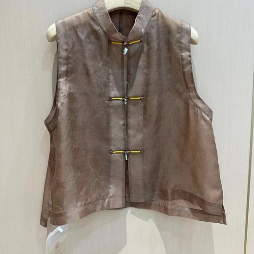 中式马甲(23704158-椒褐) 商品图0