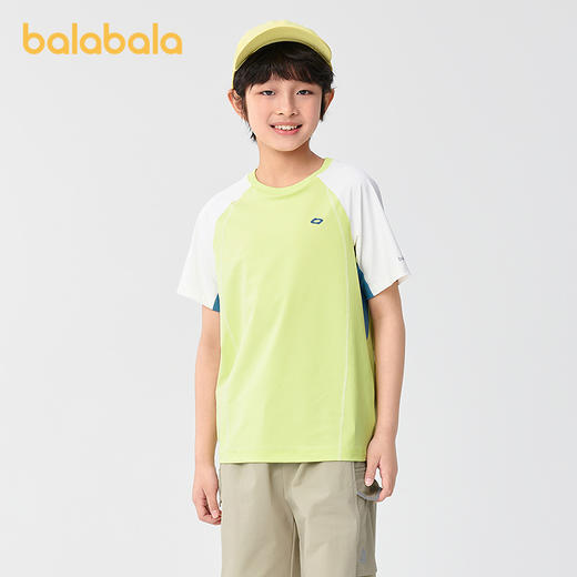 【商场同款】巴拉巴拉儿童短袖t恤2025款夏男童上衣速干凉感防晒 商品图2