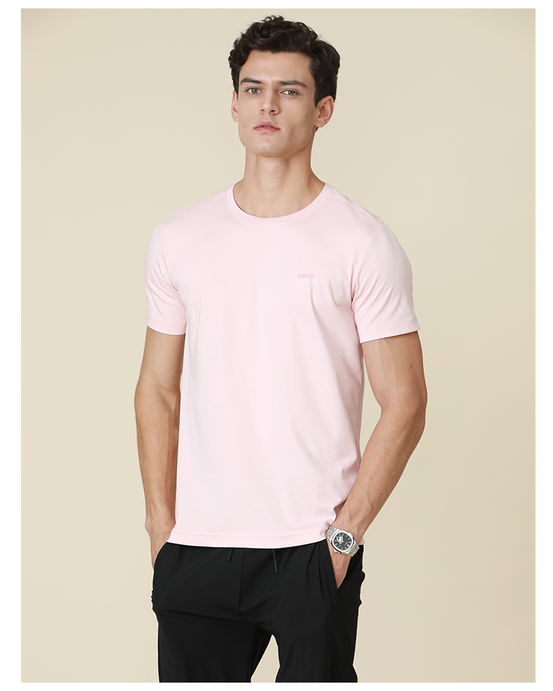 SANY简约休闲亲肤圆领T恤320C