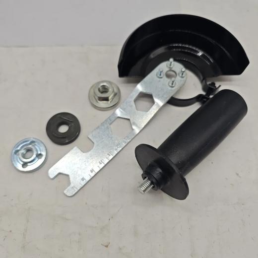 【货号04634】新款通用100型角磨机扳手4爪扳手砂轮罩扳手压板侧手柄6件套 商品图1