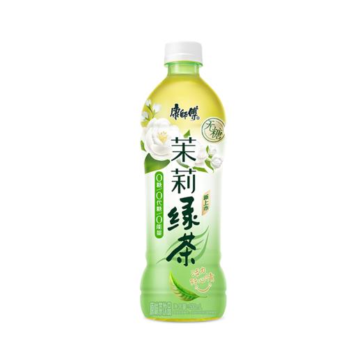 康师傅 0糖0代糖0能量茉莉绿茶原味茶饮品 500ml/瓶 商品图0