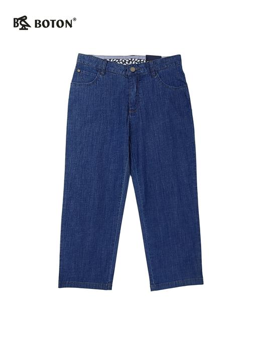 【第2件半价！尾货清仓不退换】波顿女士弹力七分牛仔裤LF523215 商品图4