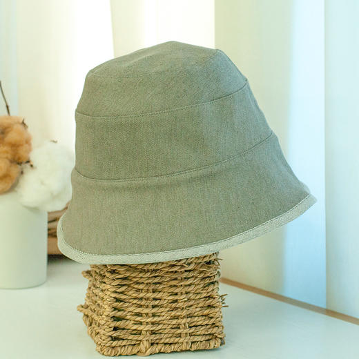 素道有机彩棉 夏季渔夫帽 休闲帽 斜挎包 元宝包 商品图1