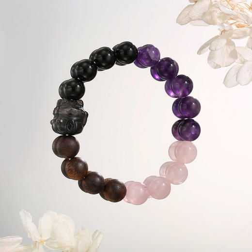 【精美饰品丨乘风破浪的姐姐联名-ISME 水晶手串合集】甄选优质材料，通过精湛工艺加工打造，成品精致优雅，质感十足，适合多场景佩戴，送人自用皆可，男女款均有，多种款式可选 商品图12