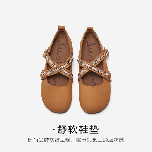 星期六舒适圆头交叉绊带勃肯鞋SSD1111025 商品图11