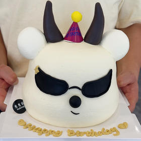 蛋糕定制-恶魔小狗