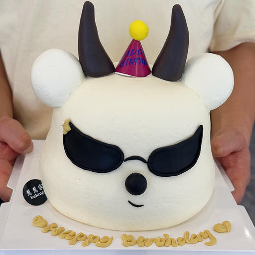 蛋糕定制-恶魔小狗 商品图0