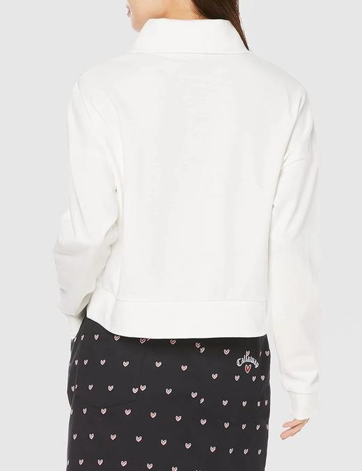 Callaway高尔夫女士 半拉链翻领 心形印花套头长袖运动衫 商品图1