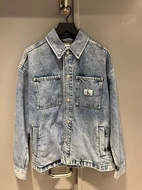 CKJ 男 牛仔外套 J3260681AA