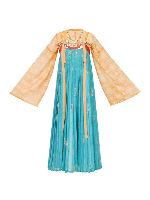 【重回汉唐洛水云裳】正品原创齐胸衫裙襦裙国风套装唐制汉服女装春夏 商品图4