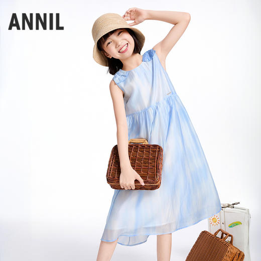 【实体店同款】女童连衣裙夏季新款安奈儿童装AG523626 商品图2
