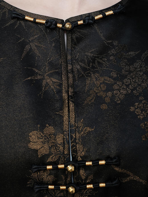 盛唐牡丹| 法式串珠喜上眉梢真丝外套 商品图2