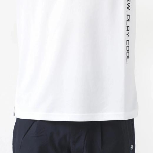 PING 高尔夫 男士夏季 接触冷感短袖T恤 黑白拼接网眼透气Polo衫 商品图6