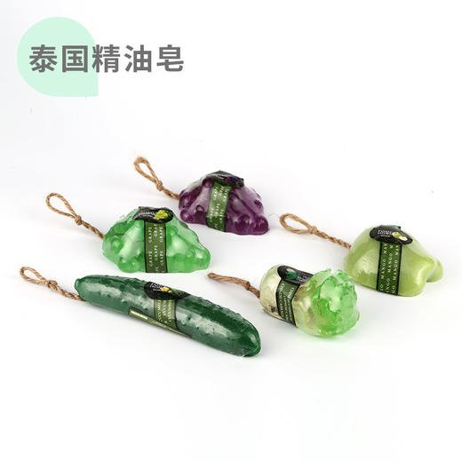 【植物萃取，儿童沐浴香皂】泰国同款手工水果皂 6月龄以上 鸡蛋花礼品精油皂 儿童沐浴多香味香皂-QQ 商品图2