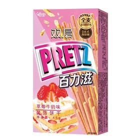 格力高双层百力滋 草莓牛奶味 装饰饼干45g
