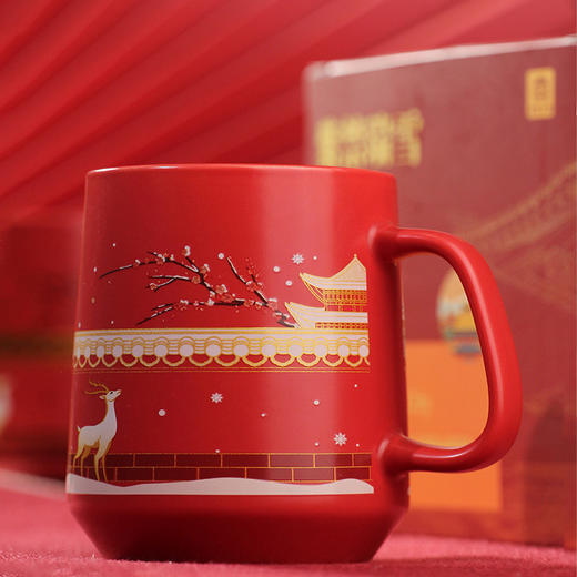 紫禁瑞雪温感变色马克杯 故宫雪 温感杯 文创杯子 醴陵精品陶瓷 商品图4