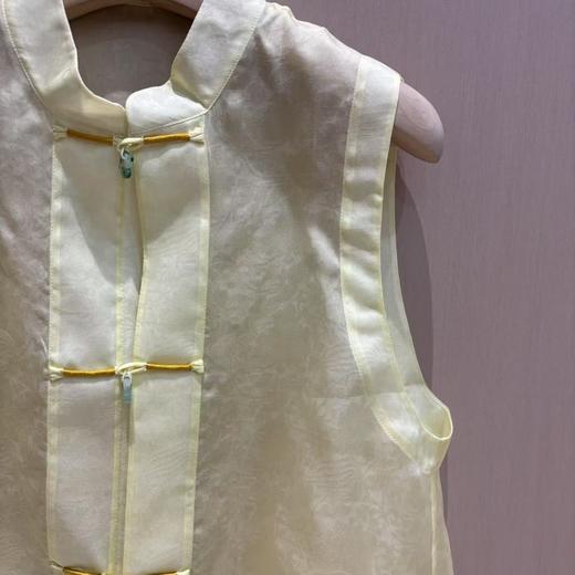 【线上专属】中式马甲(23704158-柠檬黄) 商品图2