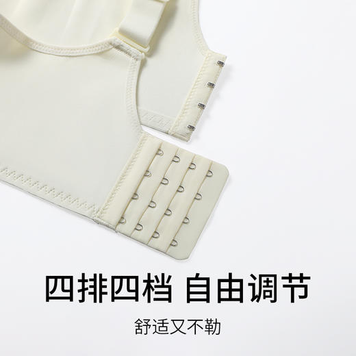 【大胸显小】润微内衣女夏季蕾丝超薄透气聚拢防下垂调整型无钢圈文胸  花融素月【大胸-蕾丝】（此款底围偏小，确认合适以后再水洗哟！） 商品图3