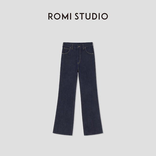 ROMI STUDIO“复古优雅”经典赤耳丹宁超模微喇牛仔裤 RWCSXD2096【发货时效25天】 商品图4