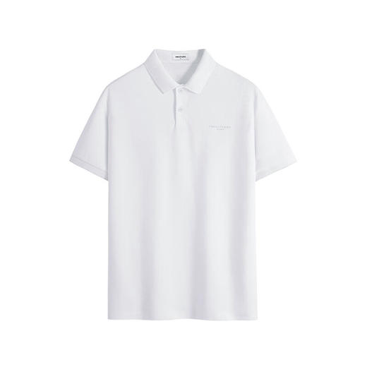 HIM漢崇  时尚立体印花POLO男潮流休闲舒适短袖套头保罗衫 2026夏季 商品图4